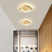 Lámpara de techo de madera de estilo japonés, luz Led decorativa para balcón, pasillo y dormitorio - details 2