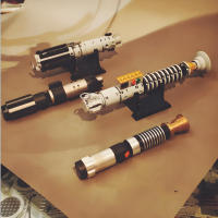 En STOCK, 147 Uds., Moc-40730, sable de luz de Luke Skywalker, bloques de Wars espaciales, modelo DIY, juego de bloques de construcción para niños, juguetes, regalos para adultos - details 1