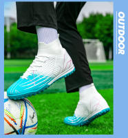 Botas de fútbol para hombre, zapatos de fútbol profesionales FG/TF, botines de tobillo alto para niños pequeños, zapatillas de fútbol para césped, zapatos de entrenamiento de fútbol sala - details 23
