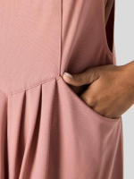 Mono de verano para mujer, cómodo, informal, plisado, adelgazante, pierna - details 2