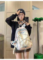 Mochilas informales de gran capacidad para la escuela, bolsos de Nylon versátiles 2025 para mujer con cremallera, nuevo estilo, - details 0