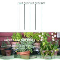 Soporte de anillo de soporte de pila de patio trasero de vástago único para el hogar largo, Estaca de soporte de plantas, herramienta de jardín - details 3