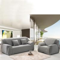 Fundas de Sofá Elásticas de Color Sólido Cubiertas de Esquina de Sección Gruesas para Sala de Estar - details 3