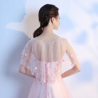 Chal elegante de tul para novia, capa suave para baile de graduación y noche, accesorios de boda - details 5