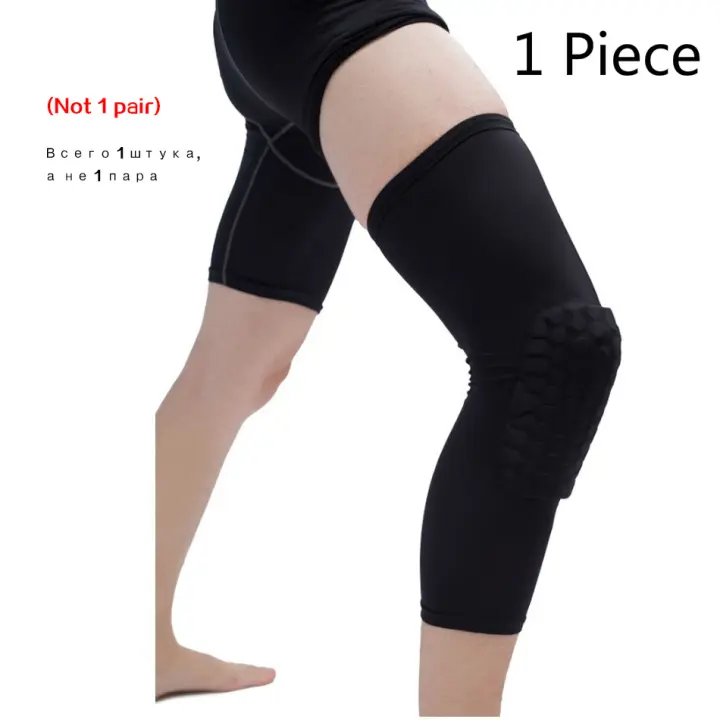 WorthWhile 1PC Basketball Knee Pads Protector Compression Sleeve Honeycomb Foam Brace Kneepad Fiess Gear Volleyball Support - 1