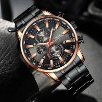 Reloj de Negocios Impermeable de Cuarzo CURREN 8351 Correa de Acero Inoxidable - details 23
