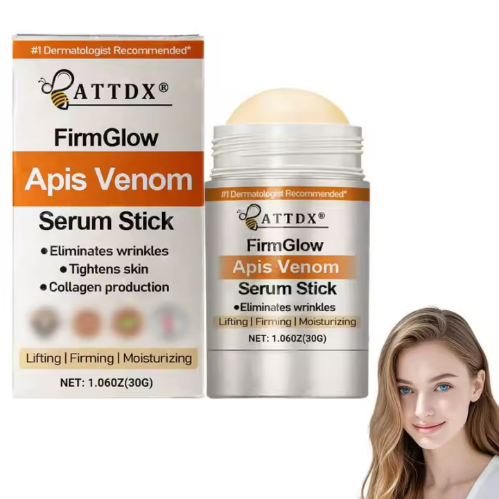 ATTDX Firm Apis Venom Stick, crema para eliminar arrugas de abeja con botóx, crema para tratamiento de veneno de abeja, barra de suero reafirmante, lifting, hidratante, - 1