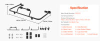 SucceBuy Carro de almacenamiento portátil y duradero con techo rígido para Jeep Wrangler TJ, JK, JL, JT - details 6
