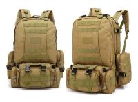 Mochila táctica 4 en 1 para hombre, bolsa de 55L para deportes al aire libre, Camping, senderismo, viajes, escalada - details 30