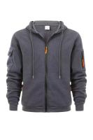 Sudadera con capucha para hombre con bolsillo en el brazo, chaqueta deportiva informal de talla grande, primavera y otoño - details 9
