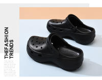 Nube agujero zapatos de las mujeres usan zapatillas EVA en verano, aumentando la playa desodorante de suela gruesa resistente al desgaste y transpirable bolsa cabeza de arrastre - details 13