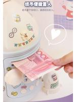 Hucha Internet celebridad linda casita solo niños niños y niñas cohete dibujos animados creativo autobús caja de ahorros - details 3