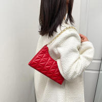 Bolso de hombro Hobo para mujer, bolso de cadena, a cuadros, de moda, avanzado, nueva tendencia - details 29