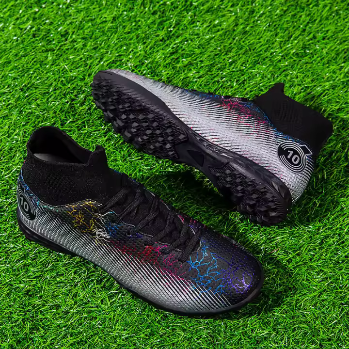 Zapatos de fútbol de caña alta para entrenamiento profesional, para uñas rotas, uñas largas, comercio exterior y deportes. - 1