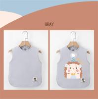 Baberos impermeables de dibujos animados para bebé, delantal sin mangas para comer, eructo para niño y niña - details 14