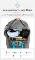 Bolso de hombro deportivo informal para hombre y mujer, bolsa de pecho multifuncional impermeable, correa ajustable, riñonera cruzada duradera - details 4