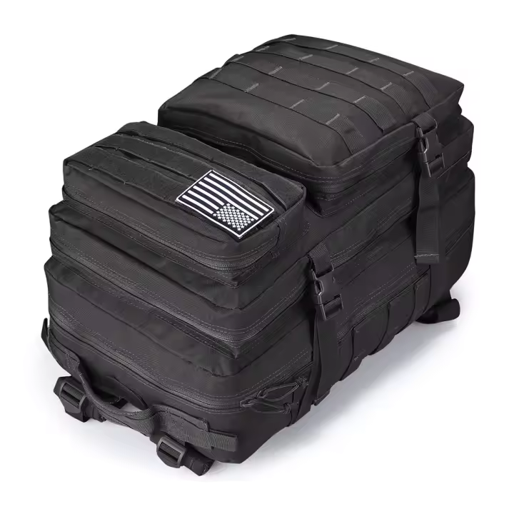 Mochila de viaje para hombre, bolsa de viaje, mochila táctica de gran capacidad para hombre, 3P Softback, impermeable al aire libre, 50L - 1