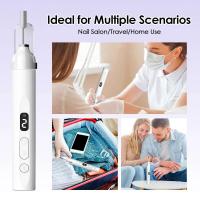 Juego de amoladora, taladro eléctrico inalámbrico con 5 cabezales de pulido, pulidor de uñas, kit de herramientas de belleza para manicura y pedicura - details 9