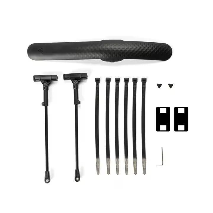 Guardabarros de Bicicleta de Carretera Rrskit Ajustable y Impermeable Manejable Plano Desmontaje Rápido 700c Eliminación de Barro - 1