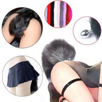 Juguete de Cola de Zorro de Acero Inoxidable Enchufe Anal Sensorial para Adultos - details 5