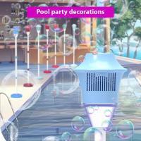 Máquina automática de burbujas Vertical de 47 pulgadas con luces, máquina de burbujas alimentada por batería, juguetes para fiestas al aire libre, regalos para niños - details 1