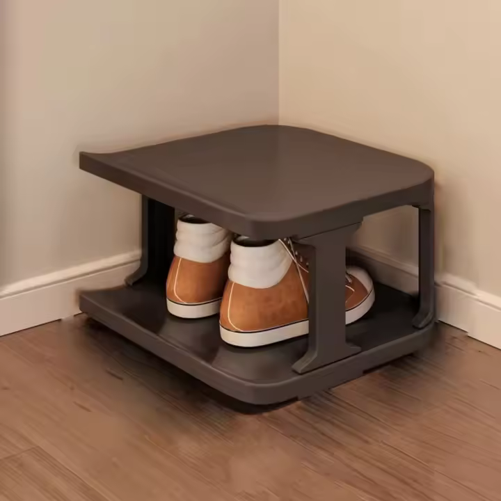 Zapatero Vertical extraíble, organizador de almacenamiento de zapatos apilable para ahorrar espacio, gran capacidad, estante de pie para zapatos de 2 a 8 capas - 1