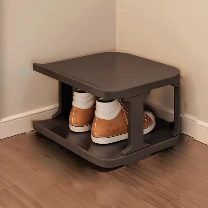 Zapatero Vertical extraíble, organizador de almacenamiento de zapatos apilable para ahorrar espacio, gran capacidad, estante de pie para zapatos de 2 a 8 capas - 1