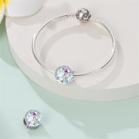 Encanto de Flamenco y Unicornio de Plata Esterlina 925 Joyería de Pulsera Original DIY para Mujeres - details 38