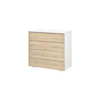 Banco de Almacenamiento de Madera de Pino Diseño Elegante con 2 Armarios Cerrados y 2 Cajones de Patas Elevadas Ideal para Cocina Dormitorio Entrada Multicolor - details 11