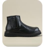 Botas de hombre de alta gama de cuero, botines Chelsea, zapatos altos de piel de vaca de capa superior - details 9