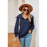 Sudadera con capucha de mujer de manga larga de moda de invierno con - details 7