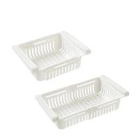 Caja de almacenamiento para refrigerador, compartimento telescópico, acabado multiusos, mantenimiento fresco, clasificación tipo tirador, cocina - details 3