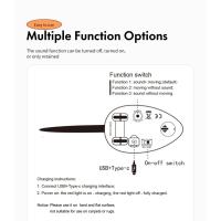 Ratón Móvil Recargable con Sonido Juguete Interactivo para Gatos Ideal para Gatitos - details 5
