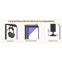mesa de estudio ordenador escritorio mesa de oficina  para computadora mesa escritorio blanco