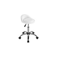 Taburetes de salón giratorios con altura ajustable, sillas con ruedas de 59-70 cm, negro y rosa - details 14