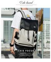 Mochila de cuero para hombre, mochila vintage para ordenador portátil de 15,6 pulgadas, mochila de viaje duradera impermeable, mochila de cuero universitaria - details 26