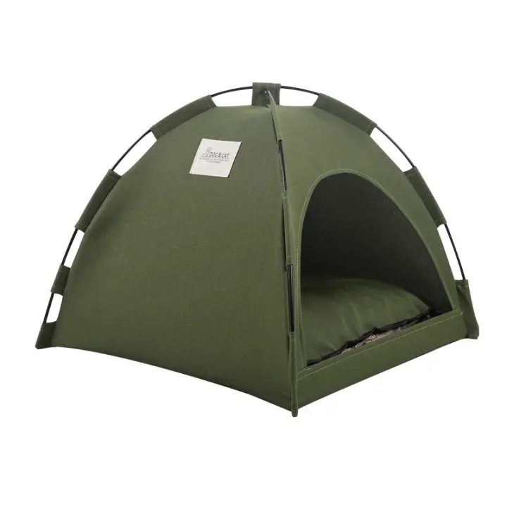 Cama Refrescante para Mascotas Verano 2025 Tienda Plegable Transpirable para Perros/Gatos con Base de Enfriamiento Diseño Europeo Minimalista para Interior/Exterior Montaje Fácil Desmontable Envío Rápido Miravia - 1