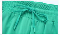 Pantalones cortos de yoga y deporte para mujer SHINBENE con estilo nuevo sense ice prontos para secarse con cordón y bolsillo anguloso - details 5