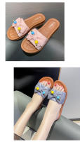 Zapatillas con lazo de viento para exteriores, zapatos de playa para mujer, suela suave antideslizante, Sandalia de una línea, nueva moda de verano - details 4