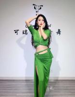 Ropa india Mujer jazmín Vestido egipcio danza del vientre Hada flamenco - details 7