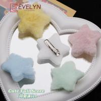Evelyn-horquillas con flequillo de felpa, 5 colores, decoración para la cabeza de muñeca, regalos, amor y espacio profundo, Xavier Zayne Rafayel ralayo, pinza para el pelo de muñeca - details 0