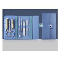 7 unids/set de cortaúñas de acero inoxidable, juego de cortaúñas con bolsa plegable, Kits de cortador de manicura, tijeras, herramienta de maquillaje de belleza - details 4