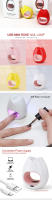 Mini lámpara de uñas de 8W, modos de sincronización Micro USB, práctico diseño de rosa, secado portátil para manicura, esmalte de Gel UV - details 1