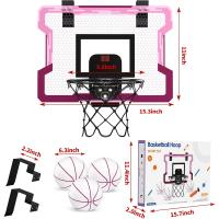 Mini Canasta de Baloncesto para Niños Tableros de Baloncesto con 3 Pelotas, Bomba, Iluminación, Puntuación Automática - details 43