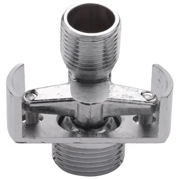 Grifo de Ducha de Cobre Ángulo de Ingreso Ajustable Forma de Curva Tornillo Exótico - 1