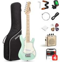 Kit de Guitarra Eléctrica Premium para Principiantes 30 Pulgadas, Estilo ST, Incluye Amplificador, Sintonizador, Capo, Bolsa, Cuerda, Cable (Rojo) - details 15