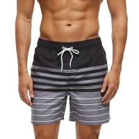 Pantalones cortos deportivos para hombre, ropa de playa de poliéster con estampado, traje de baño de surf - details 1