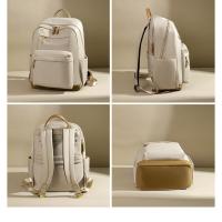Mochila para mujer, Mochila escolar ligera para ir al trabajo, Mochila de tela Oxford, Mochila de gran capacidad, Bolsa de ordenador, Bolsa de viaje de ocio de moda - details 17