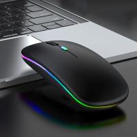 Ratón Inalámbrico Bluetooooth 5,0 Carga USB Luz RGB Para Computadora Portátil PC Macbook Gaming - details 8