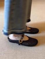 Sandalias Planas Retro Tejidas para Mujer 2025 Cómodas y Ligeras con Hebilla de Metal - details 6